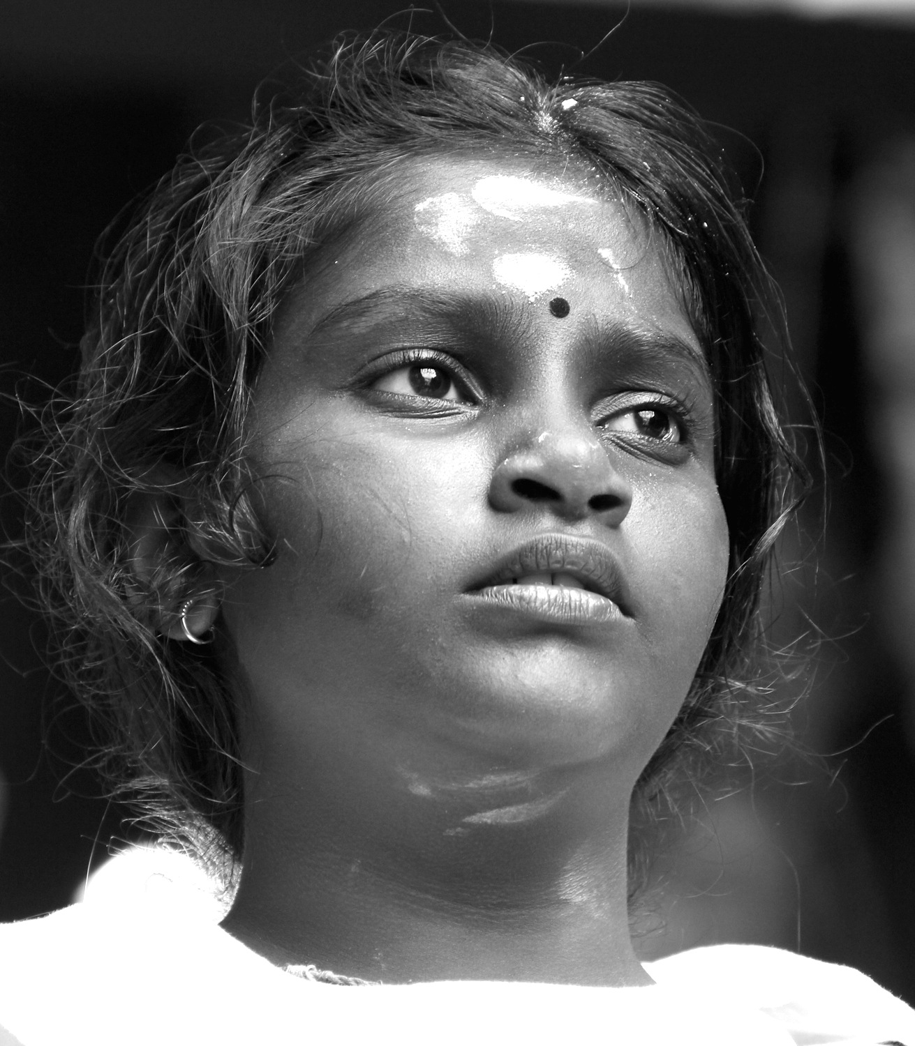 Tamill festival participant